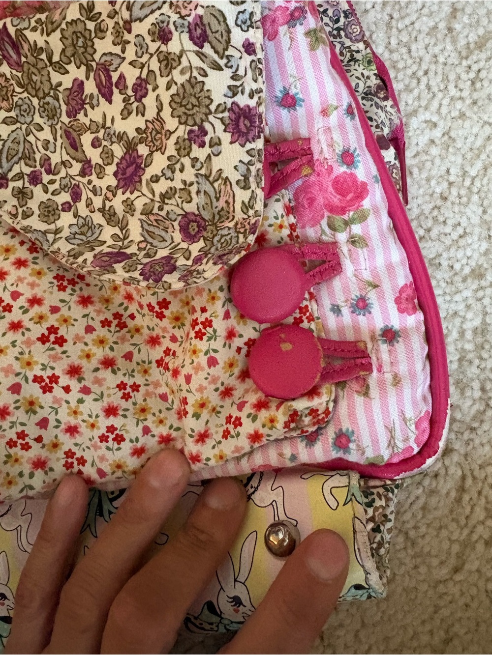 Irregular Choice ultra rare Pink Blossom Bunny Shoulder Bag - Picture 8 of 8